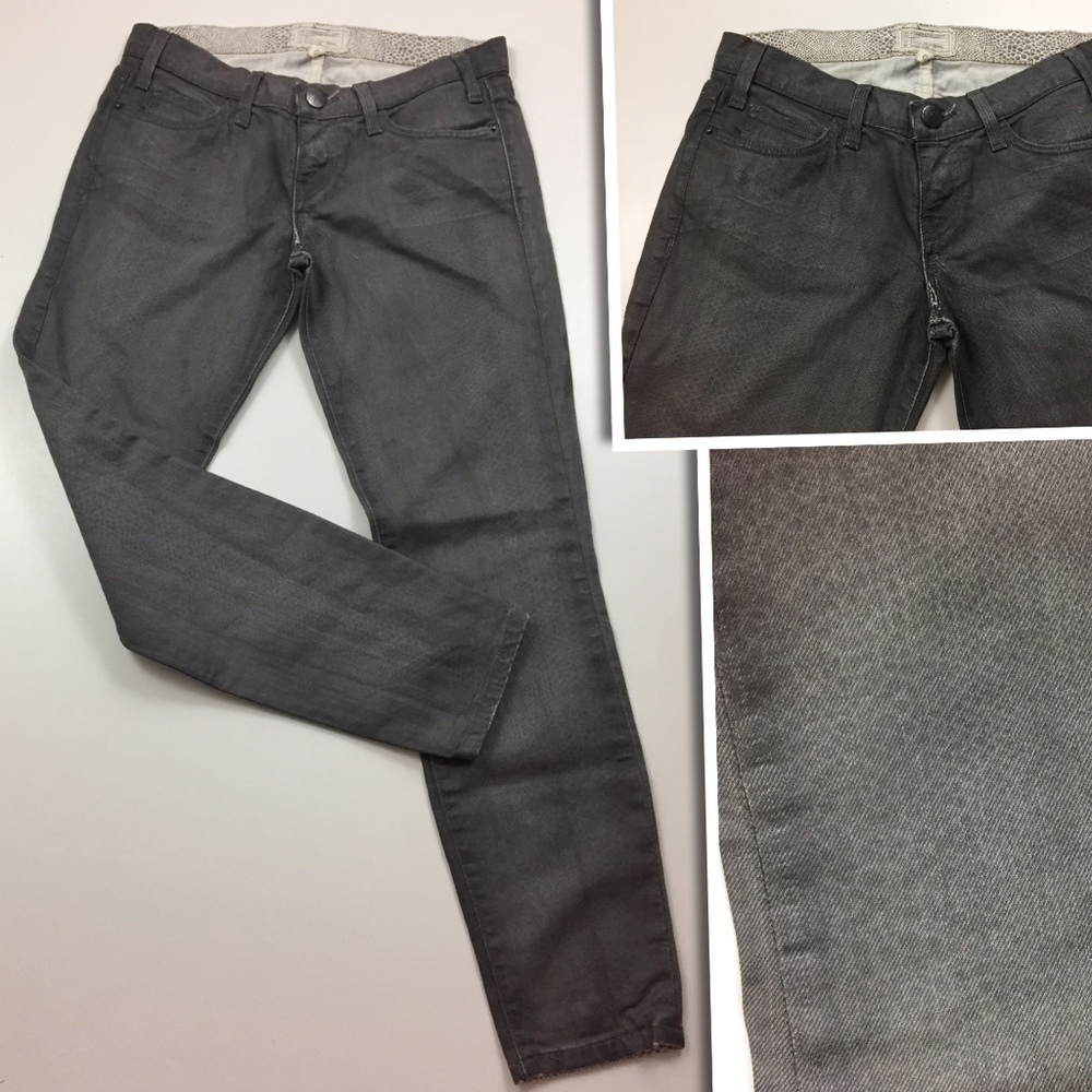 Current Elliott The Stiletto Python Overdye Jeans - image 1